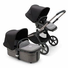 Коляска 2в1 Bugaboo Fox 5, цвет Grey Melange / Midnight Black