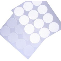 Липучка на клеевой основе «Круг прозрачный», набор 12 шт, размер 1 шт. — 3 см Школа талантов