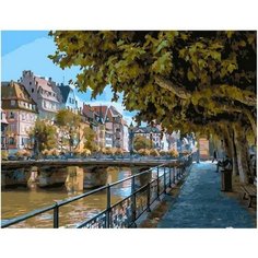 Картина по номерам Уютный парк маленького городка 40х50 см АртТойс