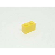 LEGO Кирпич 1 x 2, желтый (3004 / 300424 / 4613966) набор из 50 шт.