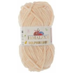 Пряжа Himalaya Dolphin baby бледный персик (80353), 100%полиэстер, 120м, 100г, 2шт