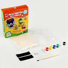 Магниты из гипса 4 в 1 Монстрики. Многоежки Нет бренда