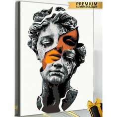 Картина по номерам «Скульптура девушка. Арт» холст на подрамнике, 40 × 60 см