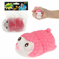 Игрушка-антистресс 1toy Жмяка "Собаки" розовая