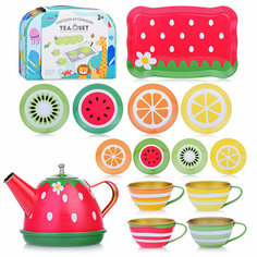 Набор посуды "Фруктики" в чемодане КНР