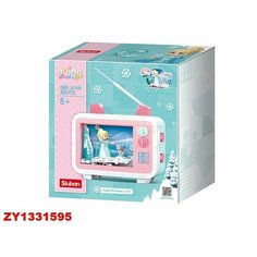 Конструктор Розовая мечта 38-1103 Телевизор 400 дет. в коробке Sluban