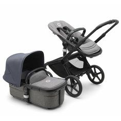 Коляска 2 в 1 Bugaboo Fox 5 Black/Grey Melange/Stormy Blue