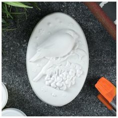 Фигура под роспись "Снегирь с рябиной" 10х6х2см 7352549 Хорошие сувениры