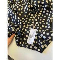 Ткань Плательно-костюмная сатиновая принтованная вискоза, 1 м. Noname