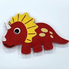 Школа талантов Набор для создания игрушки из фетра «Улыбчивый динозаврик»