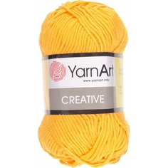 Пряжа YarnArt Creative желтый (228), 100%хлопок, 85м, 50г, 2шт
