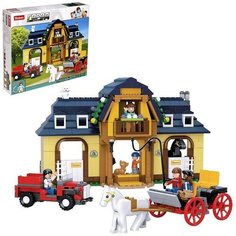 Конструктор Лошадиная ферма, 526 деталей 1 шт Китай