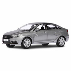 Автопанорама Машинка LADA VESTA седан серый 1:24 металл JВ1251126 с 3 лет