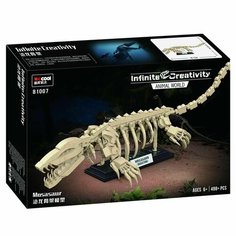 Конструктор DECOOL Animal World: Скелет мозазавра, 498 дет. (81007) Jisi Bricks (Decool)