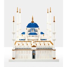 Конструктор 3Д из миниблоков RTOY Голубая мечеть (Стамбул) Турция, 6850 деталей - YZ077