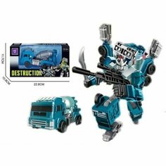 Машина-робот Бетономешалка с мечом и автоматом Shantou City Chenghai Area Huada TOY