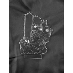Акриловая Фигурка для Ночника Человек Бензопила Аниме My Night Light