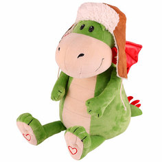 Дракон Гарольд в ушанке, 20 см MT-MRT012312-2-20 символ года 2024 Maxitoys