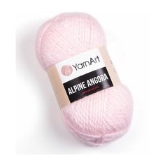 Пряжа Yarnart Alpine Angora 340 св розовый