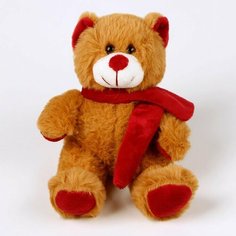 Мягкая игрушка Медведь, 16 см, цвет коричневый Китай