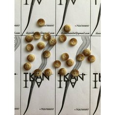 Пуговица пластиковая четырехпрокольная, 1 шт. Noname