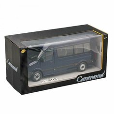 Машинка Cararama Volkswagen Crafter Bus синий 1/24, арт.30191