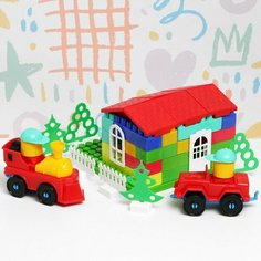 Конструктор, 110 деталей, 23 х 23 х 24 см Uz Toy