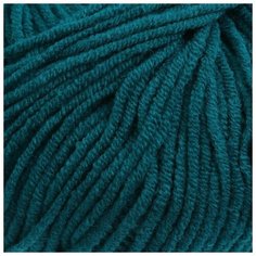 Пряжа "Jeans" 55% хлопок, 45% акрил 160м/50гр (63 павлиновый зеленый), 1шт Yarn Art