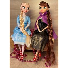Шарнирные куклы Эльза и Анна Холодное сердце 1 Sadosy TOY