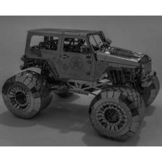Металлический 3D конструктор "Внедорожник Wrangler" Нет бренда