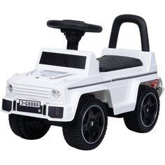 Толокар каталка для детей Farfello GE-344, звуковые эффекты, MP3-плеер, AUX, USB-вход, багажник, цвет белый