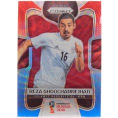 Коллекционная карточка Panini Prizm FIFA World Cup Russia 2018 #114 Reza Ghoochannejhad - Red Blue Wave S0189