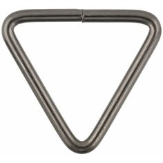 Фурнитура сумочная металл"Gamma" GH 09/35 Рамка разъемная треугольная 32 х 35 мм 10 шт. 10 шт. №06 под Черный никель
