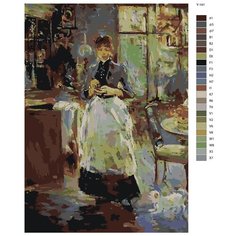 Картина по номерам Y-141 "Картина - В столовой. Берта Моризо" 80x120 Brushes Paints