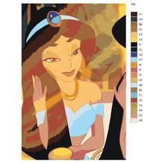 Картина по номерам Т92 "Жасмин у зеркала", 80x120 Brushes Paints