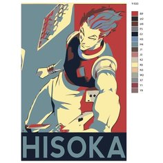 Картина по номерам Y-533 "Hunter x Hunter (xантер x xантер). xисока Мороу. Аниме" 80x120 Brushes Paints