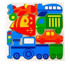 Головоломка Транспорт с объёмными деталями Нет бренда