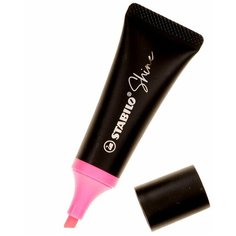 Текстовыделитель STABILO "Shine", розовый, линия 2-5 мм, 76/56