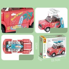 Конструктор SEMBO Mini Car / машинка инерционная / 123 дет.