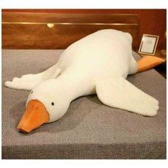 Мягкая игрушка подушка Гусь 140 сантиметров Нет бренда