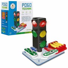 Электронный конструктор Роботехник, игровой набор Создай светофор PT-01811 A Btoys