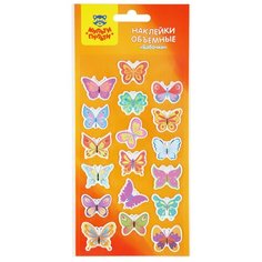 Мульти-Пульти наклейки объемные Бабочки, 5 шт. 18 шт. 5 шт.