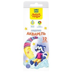 Мульти-Пульти Акварель Енот в сказке медовая, АК_43562, 12 цв.