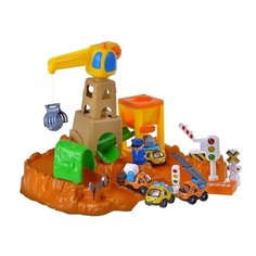 Joy Toy Автосити: Стройка, коричневый/желтый/зеленый/оранжевый