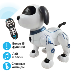 Умный робот-пёсик Zhorya "Пультовод", ZY1014622, радиоуправление, каскадёр, акробатические номера Junfa Toys