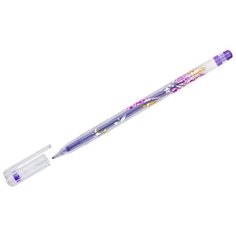 CROWN Ручка гелевая Glitter Metal Jell MTJ-500GLS(D) 1 мм фиолетовый с блестками MTJ-500GLS(D) 64235895644