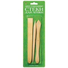 Стеки для лепки №4, двусторонние (деревянные), 3 штуки Альт