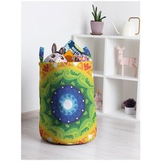 Корзина для игрушек JoyArty "Цвета чакр" 35x50 см