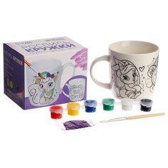 Кружка под роспись Школа талантов "Маленькая красавица", 300 мл