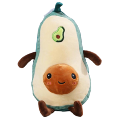 Мягкая игрушка Сима-Ленд Авокадо с вышивкой, 30 см, зелeный